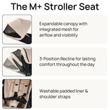 M+ Stroll & Ride Compact Travel System