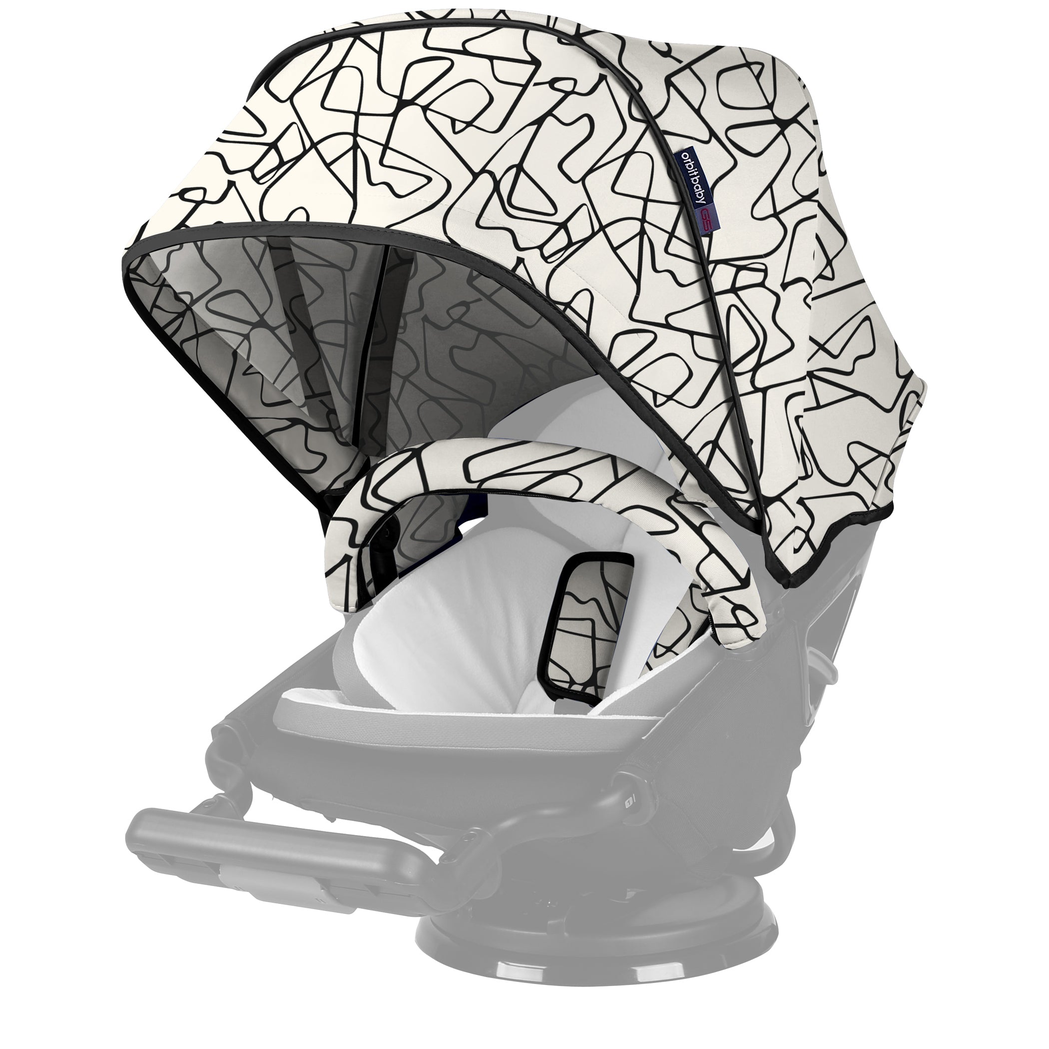 G5 Stroller Canopy in Squiggle