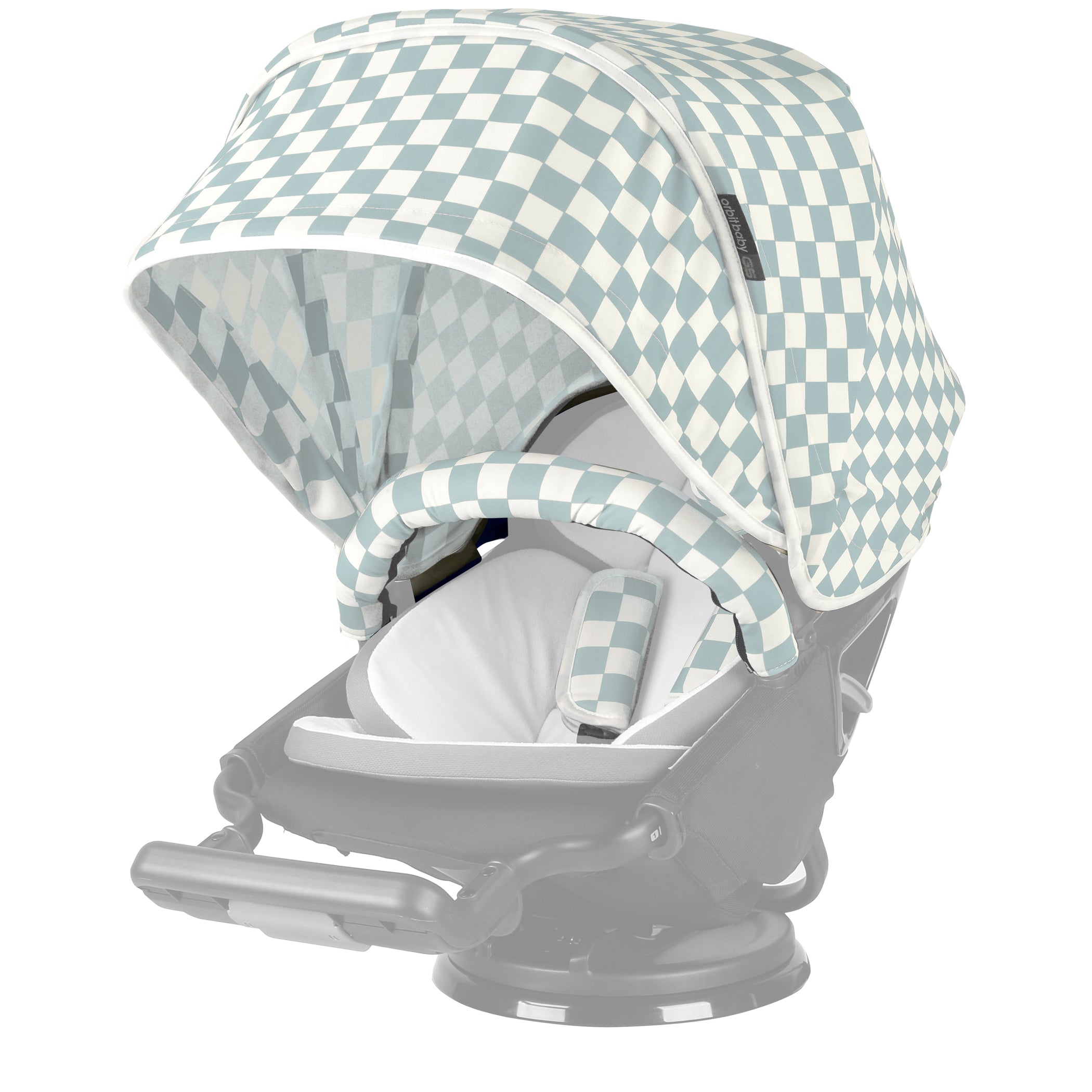 G5 Stroller Canopy in Checkered Surf Spray